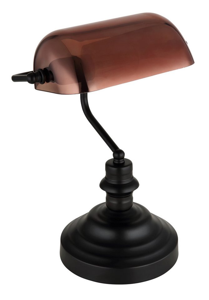 GLOBO LIGHTING LED Tischleuchte ANTIQUE, ohne Leuchtmittel, Bankerleuchte Bankerlampe von GLOBO LIGHTING