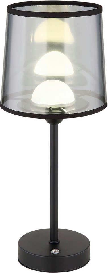 GLOBO LIGHTING LED Tischleuchte LUNKI, Dimmfunktion, Memoryfunktion, mehrere Helligkeitsstufen, LED fest integriert, Tischlampe/Textil rauchfarben/Touch Ein/Aus/Wohnzimmer/Schlafzimmer GLOBO LIGHTING LED Tischleuchte LUNKI, Dimmfunktion, Memoryfunktion, mehrere Helligkeitsstufen, LED fest integriert, Tischlampe/Textil rauchfarben/Touch Ein/Aus/Wohnzimmer/Schlafzimmer von GLOBO LIGHTING