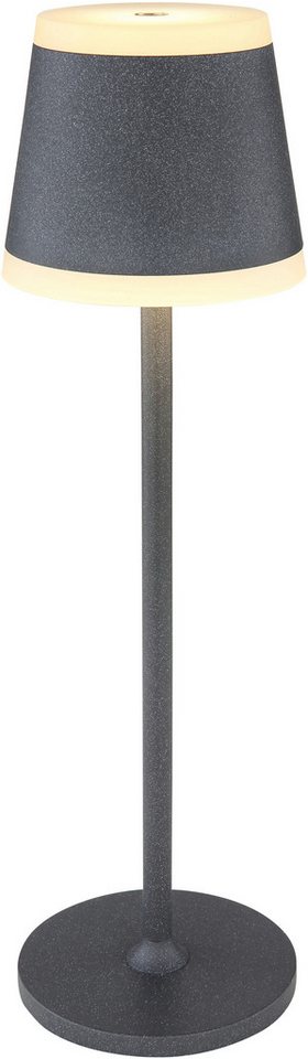 GLOBO LIGHTING LED Tischleuchte RIDLEY, Dimmfunktion, mehrere Helligkeitsstufen, LED fest integriert, Warmweiß, Tischlampe/Akku/IP54/Touch Ein/Aus/Touchdimmer GLOBO LIGHTING LED Tischleuchte RIDLEY, Dimmfunktion, mehrere Helligkeitsstufen, LED fest integriert, Warmweiß, Tischlampe/Akku/IP54/Touch Ein/Aus/Touchdimmer von GLOBO LIGHTING