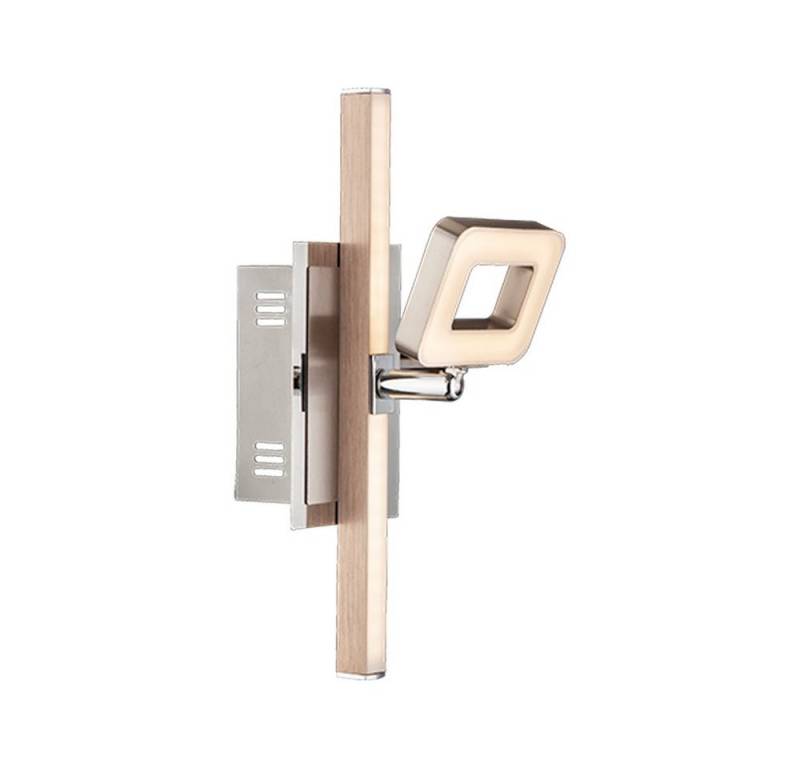 GLOBO LIGHTING LED Wandleuchte, LED-Leuchtmittel fest verbaut, Warmweiß, schwenkbare Wandleuchte Wandlampe mit Schalter LED Treppenbeleuchtung von GLOBO LIGHTING