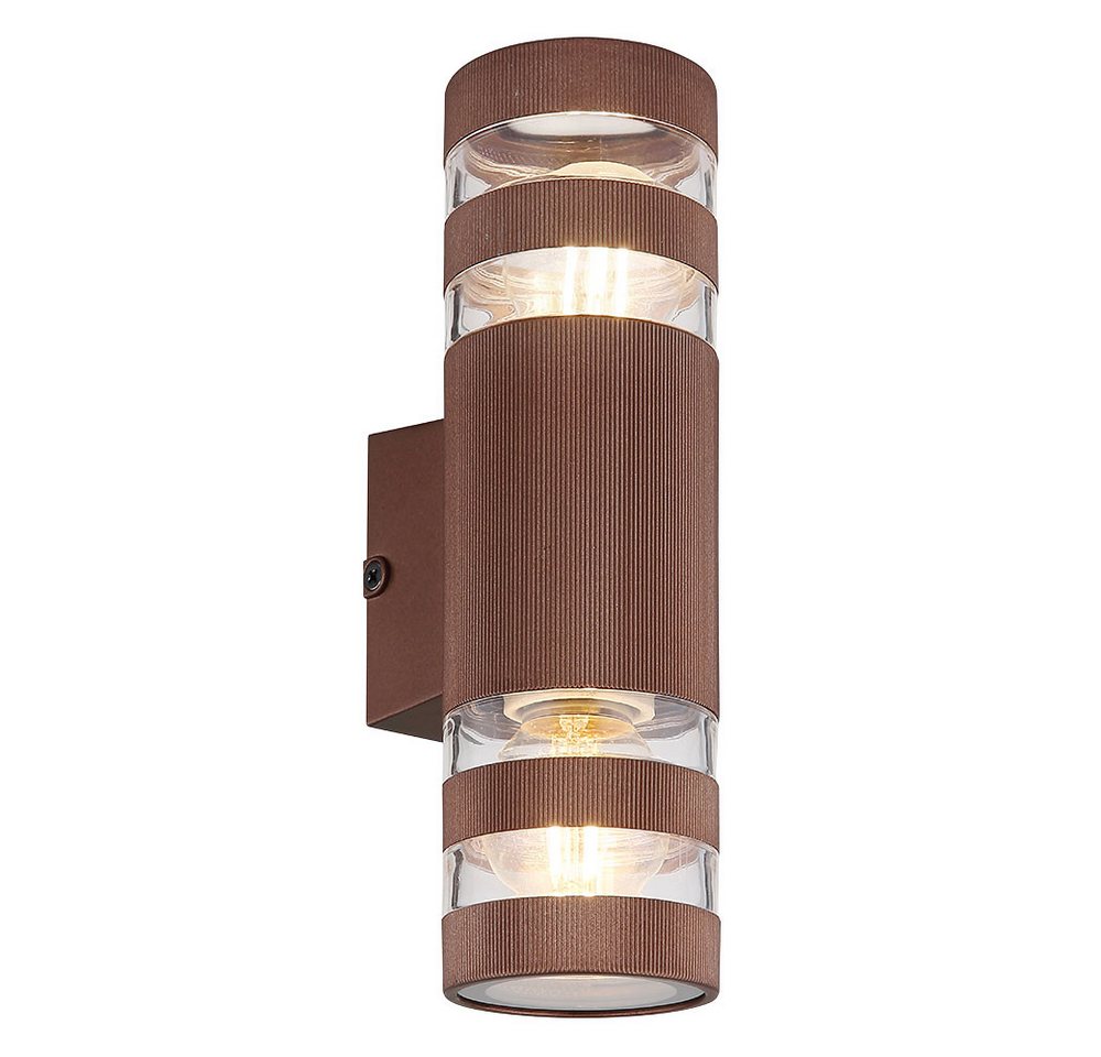 GLOBO LIGHTING LED Wandleuchte, Leuchtmittel inklusive, Warmweiß, Wandlampe Wandleuchte Flurlampe Up Down Wandfluter braun LED H 22 cm GLOBO LIGHTING LED Wandleuchte, Leuchtmittel inklusive, Warmweiß, Wandlampe Wandleuchte Flurlampe Up Down Wandfluter braun LED H 22 cm von GLOBO LIGHTING