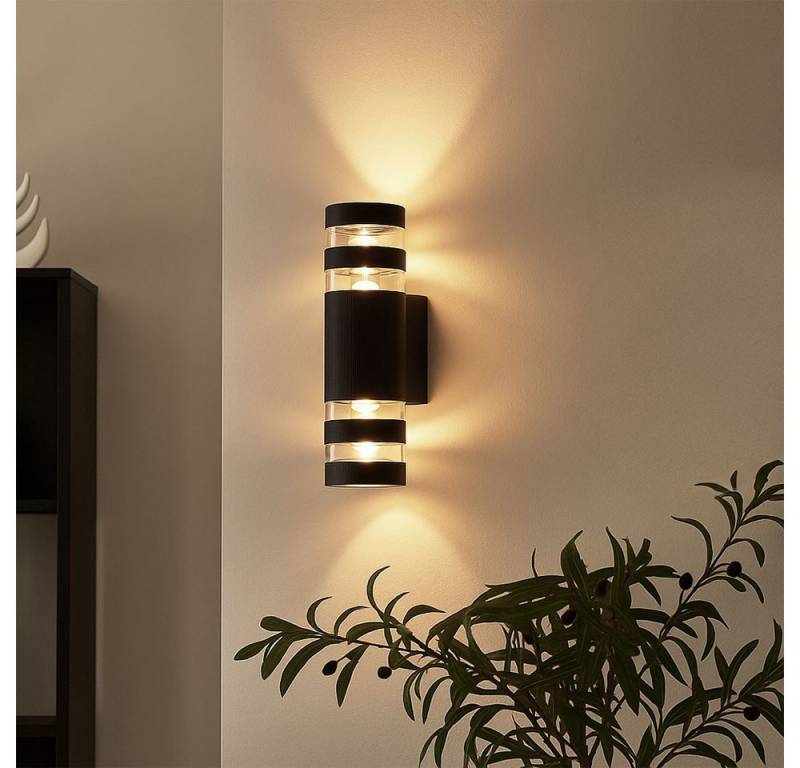 GLOBO LIGHTING LED Wandleuchte, Leuchtmittel inklusive, Warmweiß, Wandlampe Wandleuchte Flurlampe Up Down Wandfluter schwarz LED H 22 cm GLOBO LIGHTING LED Wandleuchte, Leuchtmittel inklusive, Warmweiß, Wandlampe Wandleuchte Flurlampe Up Down Wandfluter schwarz LED H 22 cm von GLOBO LIGHTING