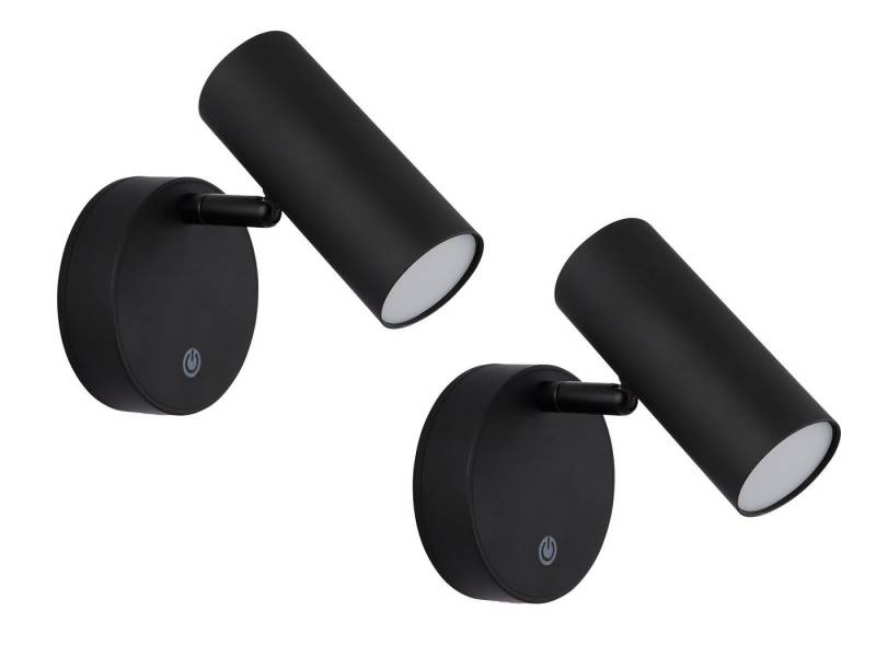 GLOBO LIGHTING LED Wandstrahler, USB aufladbar, LED fest integriert, Warmweiß, 2er SET Innen Wandleuchten kabellos, aufladbare Akku-Lampen, Ø 10cm GLOBO LIGHTING LED Wandstrahler, USB aufladbar, LED fest integriert, Warmweiß, 2er SET Innen Wandleuchten kabellos, aufladbare Akku-Lampen, Ø 10cm von GLOBO LIGHTING