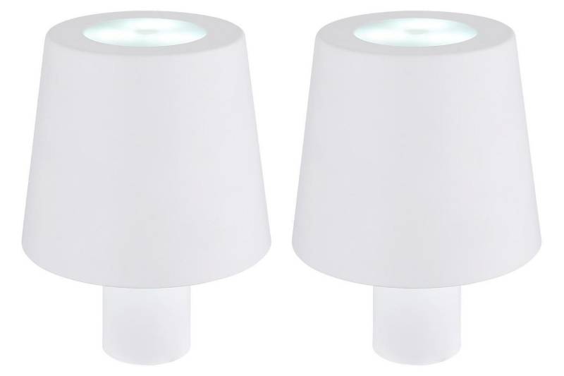 GLOBO LIGHTING Lampenschirm YARA, H 14 cm, Weiß, Kunststoff, Akkubetrieben, Dimmbar, Touch, RGB-Farbwechsel, inkl. USB-C-Kabel GLOBO LIGHTING Lampenschirm YARA, H 14 cm, Weiß, Kunststoff, Akkubetrieben, Dimmbar, Touch, RGB-Farbwechsel, inkl. USB-C-Kabel von GLOBO LIGHTING