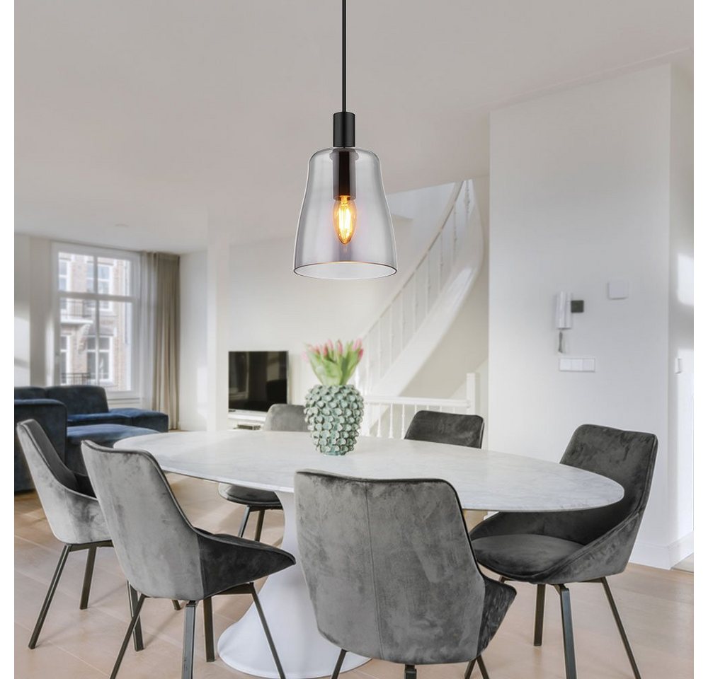 GLOBO LIGHTING Pendelleuchte, Leuchtmittel nicht inklusive, Pendellampe Esszimmerleuchte Deckenleuchte Hängelampe Alu Schwarz GLOBO LIGHTING Pendelleuchte, Leuchtmittel nicht inklusive, Pendellampe Esszimmerleuchte Deckenleuchte Hängelampe Alu Schwarz von GLOBO LIGHTING
