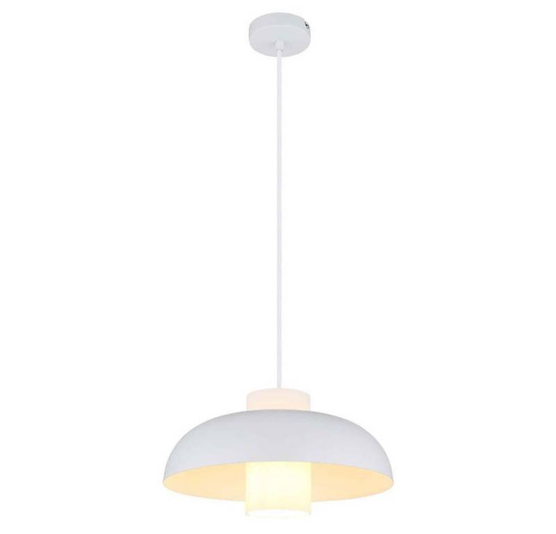 GLOBO LIGHTING Pendelleuchte, Leuchtmittel nicht inklusive, Pendelleuchte Esszimmerlampe Hängeleuchte Glas opal weiß matt von GLOBO LIGHTING