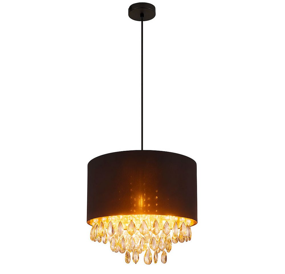 GLOBO LIGHTING LED-Hängeleuchte, Leuchtmittel inklusive, Warmweiß, LED Pendelleuchte Hängelampe Esstischlampe Stoff goldfarben Kristall GLOBO LIGHTING LED-Hängeleuchte, Leuchtmittel inklusive, Warmweiß, LED Pendelleuchte Hängelampe Esstischlampe Stoff goldfarben Kristall von GLOBO LIGHTING