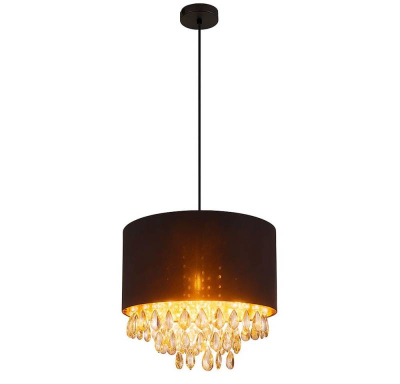 GLOBO LIGHTING LED-Hängeleuchte, Leuchtmittel inklusive, Warmweiß, LED Pendelleuchte Hängelampe Esstischlampe Stoff goldfarben Kristall GLOBO LIGHTING LED-Hängeleuchte, Leuchtmittel inklusive, Warmweiß, LED Pendelleuchte Hängelampe Esstischlampe Stoff goldfarben Kristall von GLOBO LIGHTING