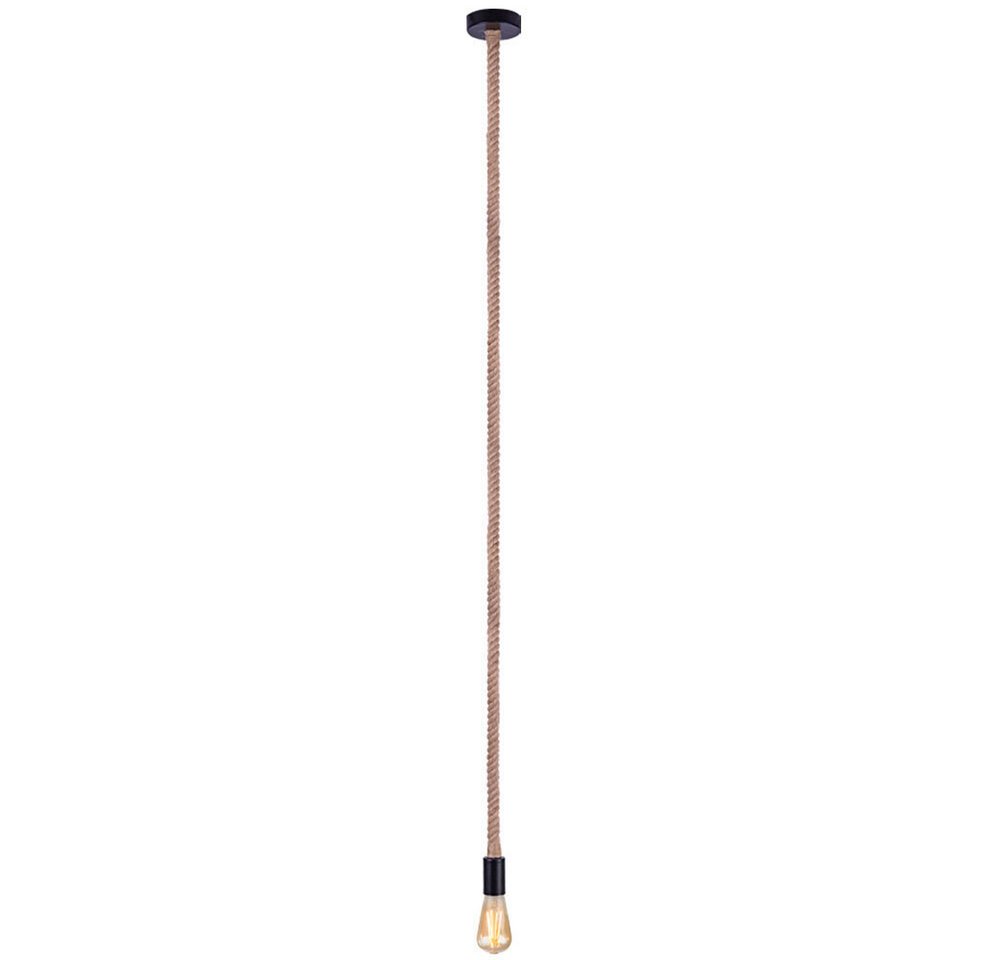 GLOBO LIGHTING Pendelleuchte, Leuchtmittel nicht inklusive, Vintage Hänge Lampe Wohn Ess Zimmer Beleuchtung Hanf Seil GLOBO LIGHTING Pendelleuchte, Leuchtmittel nicht inklusive, Vintage Hänge Lampe Wohn Ess Zimmer Beleuchtung Hanf Seil von GLOBO LIGHTING