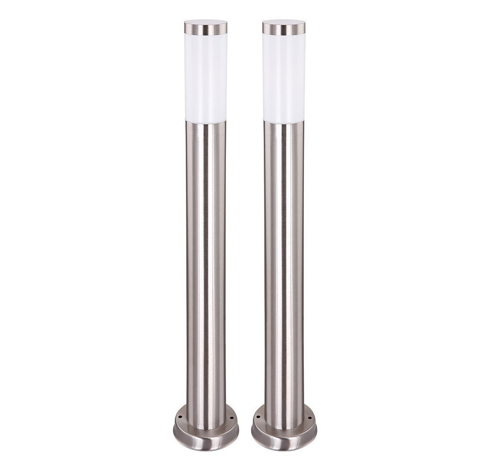GLOBO LIGHTING Pollerleuchte, Leuchtmittel nicht inklusive, 2er Set Stand Leuchte Veranda Hof Haus Tür Edelstahl Steh Beleuchtung GLOBO LIGHTING Pollerleuchte, Leuchtmittel nicht inklusive, 2er Set Stand Leuchte Veranda Hof Haus Tür Edelstahl Steh Beleuchtung von GLOBO LIGHTING