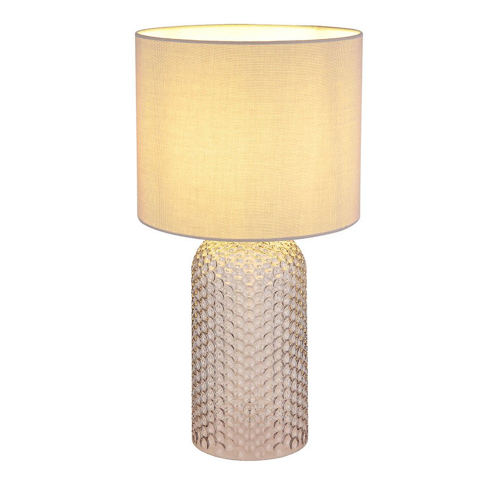 GLOBO LIGHTING Schreibtischlampe, Leuchtmittel inklusive, Warmweiß, Tischleuchte Tischlampe Nachttischleuchte grau Glas LED GLOBO LIGHTING Schreibtischlampe, Leuchtmittel inklusive, Warmweiß, Tischleuchte Tischlampe Nachttischleuchte grau Glas LED von GLOBO LIGHTING