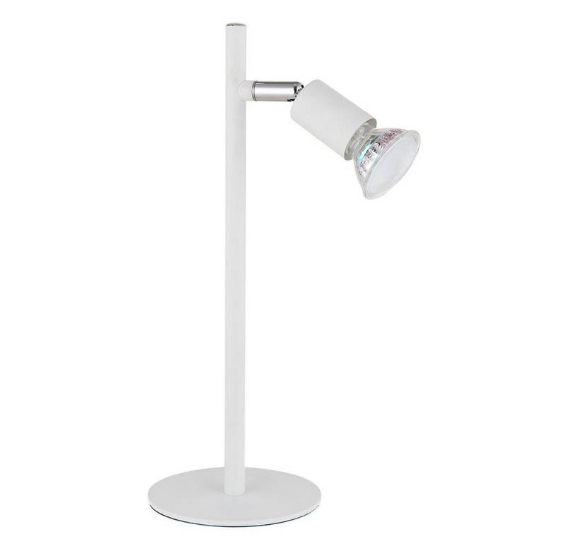 GLOBO LIGHTING Schreibtischlampe, Leuchtmittel nicht inklusive, Tischlampe Leselampe Tischleuchte weiß Spot beweglich von GLOBO LIGHTING