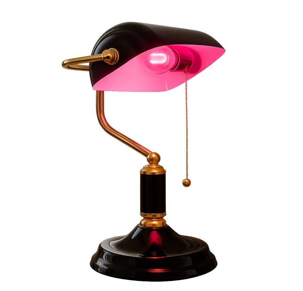 GLOBO LIGHTING Schreibtischlampe, Leuchtmittel inklusive, Kaltweiß, Warmweiß, Neutralweiß, Tageslichtweiß, Farbwechsel, RGB, Bankerlampe Schreibtischlampe Leselampe Smart RGB LED dimmbar App von GLOBO LIGHTING