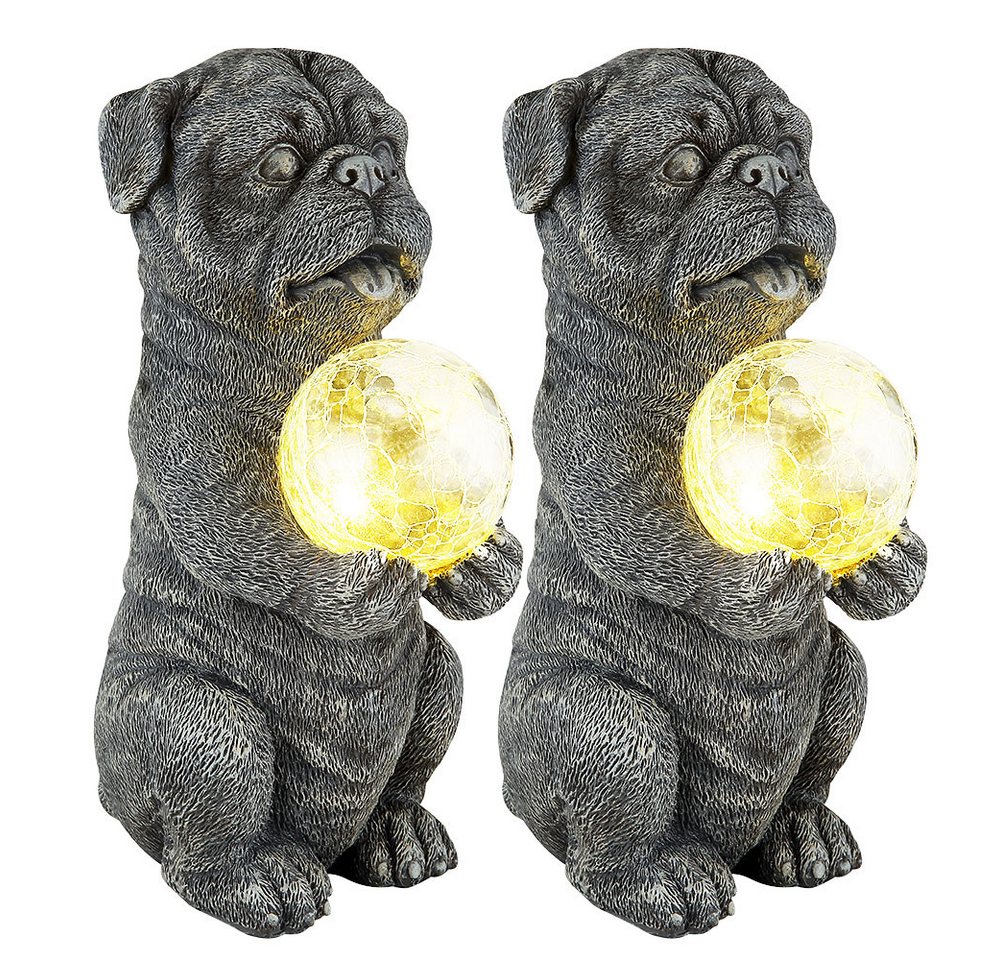 GLOBO LIGHTING Sockelleuchten, LED-Leuchtmittel fest verbaut, Warmweiß, Solarleuchte Außenlampe Hund grau Gartendeko Terrassenleuchte 2er Set GLOBO LIGHTING Sockelleuchten, LED-Leuchtmittel fest verbaut, Warmweiß, Solarleuchte Außenlampe Hund grau Gartendeko Terrassenleuchte 2er Set von GLOBO LIGHTING