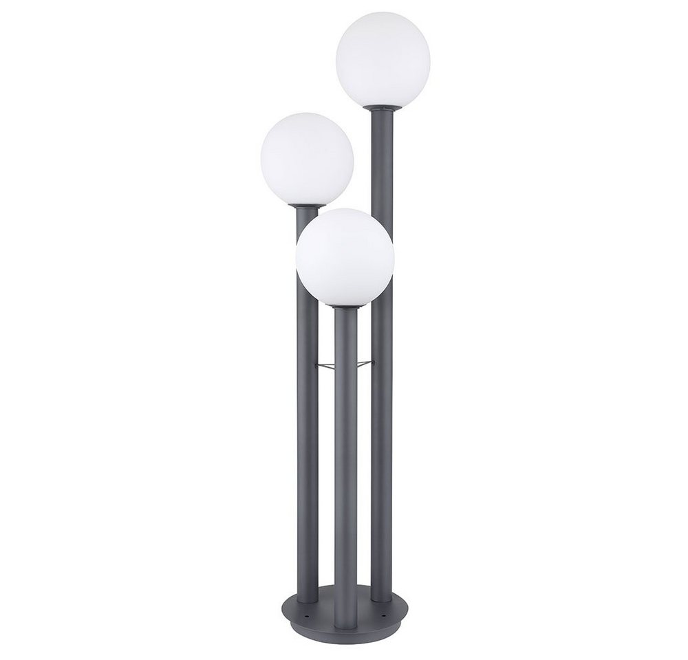 GLOBO LIGHTING Außen-Stehlampe, Leuchtmittel nicht inklusive, Außenleuchte Stehleuchte Wegeleuchte Gartenlampe ALU Druckguss IP44 von GLOBO LIGHTING