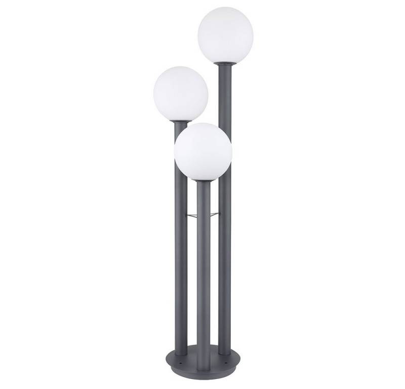 GLOBO LIGHTING Außen-Stehlampe, Leuchtmittel nicht inklusive, Außenleuchte Stehleuchte Wegeleuchte Gartenlampe ALU Druckguss IP44 von GLOBO LIGHTING