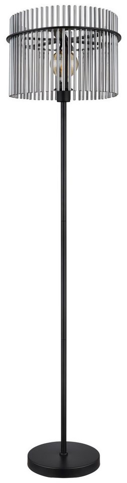 GLOBO LIGHTING Stehlampe GORLEY, ohne Leuchtmittel, Fußtrittschalter im Kabel von GLOBO LIGHTING