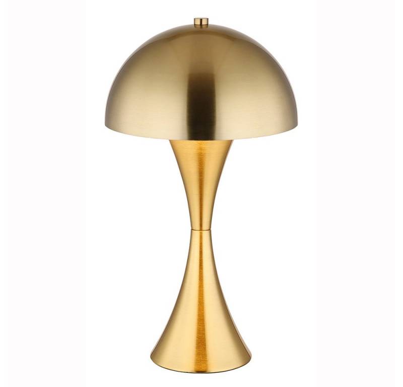 GLOBO LIGHTING LED Tischleuchte, Leuchtmittel inklusive, Warmweiß, Tischlampe Tischleuchte Nachttischlampe messing LED Leselampe H 36,1cm von GLOBO LIGHTING