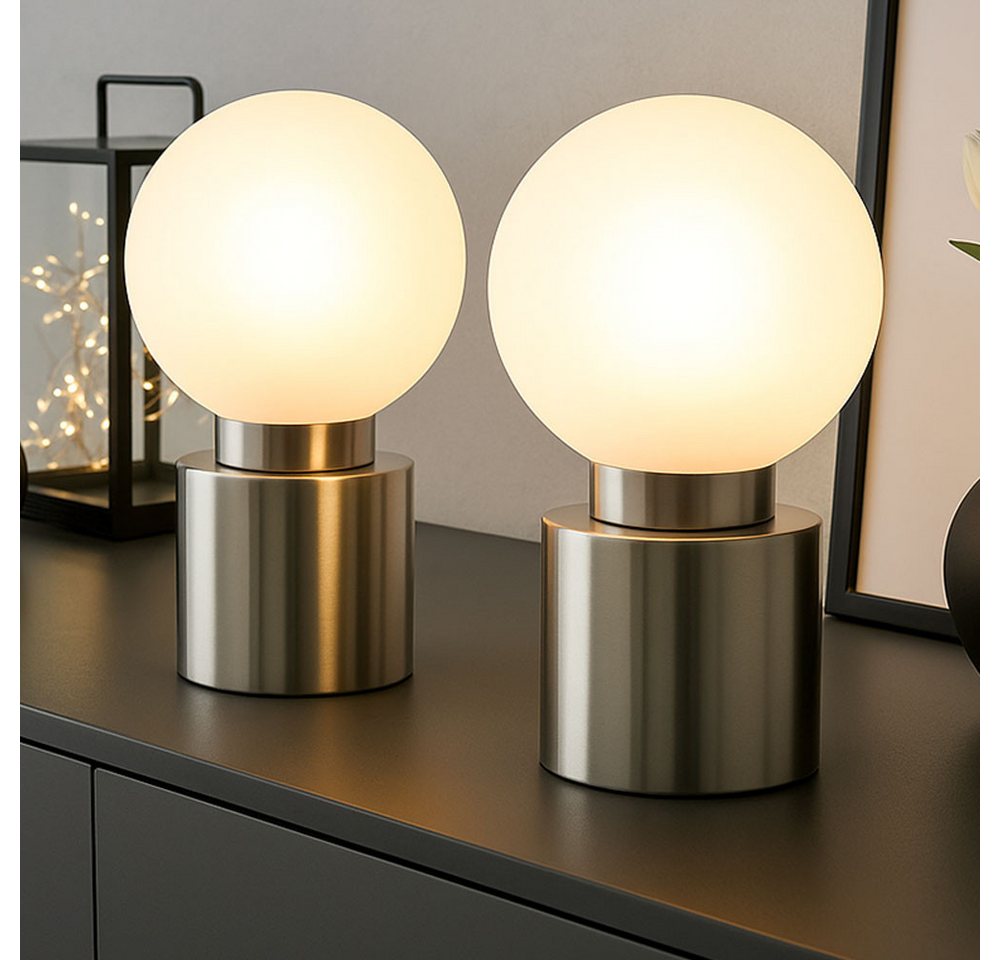 GLOBO LIGHTING Tischleuchte, Leuchtmittel nicht inklusive, Tischleuchte Schlafzimmerleuchte Beistelllampe H 24,5 cm 2er Set GLOBO LIGHTING Tischleuchte, Leuchtmittel nicht inklusive, Tischleuchte Schlafzimmerleuchte Beistelllampe H 24,5 cm 2er Set von GLOBO LIGHTING