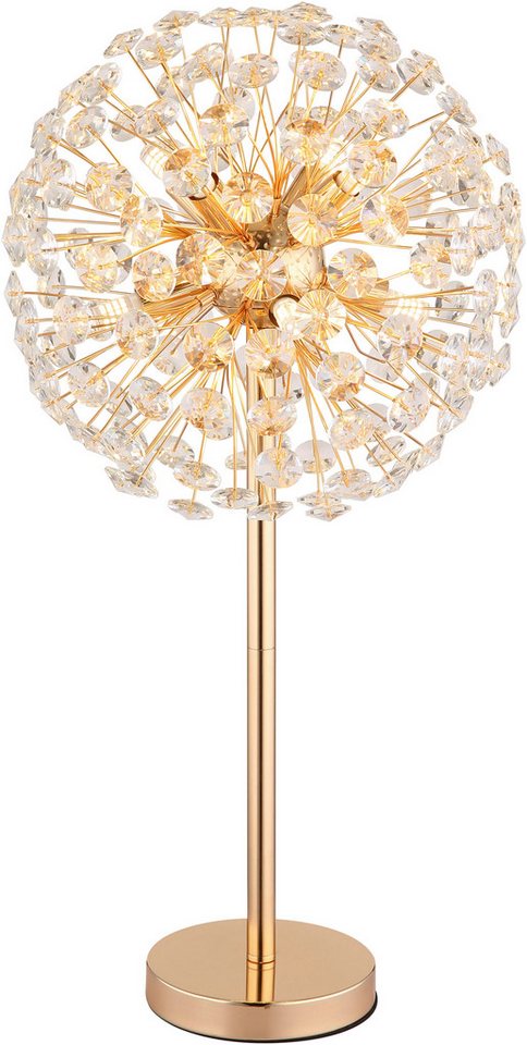 GLOBO LIGHTING Tischleuchte KATRINA, LED fest integriert, Warmweiß, Tischlampe Nachttischlampe Deko-Tischleuchte Schlafzimmer GLOBO LIGHTING Tischleuchte KATRINA, LED fest integriert, Warmweiß, Tischlampe Nachttischlampe Deko-Tischleuchte Schlafzimmer von GLOBO LIGHTING