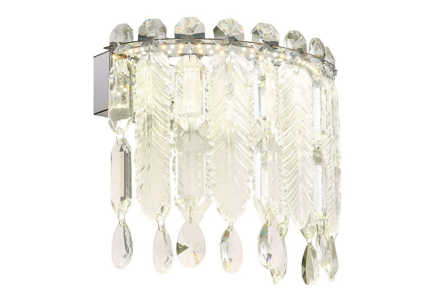 GLOBO LIGHTING Wandleuchte Wandlampe Innen LED Touch Dimmer Wohnzimmer Kristall Wandleuchte Glas GLOBO LIGHTING Wandleuchte Wandlampe Innen LED Touch Dimmer Wohnzimmer Kristall Wandleuchte Glas von GLOBO LIGHTING