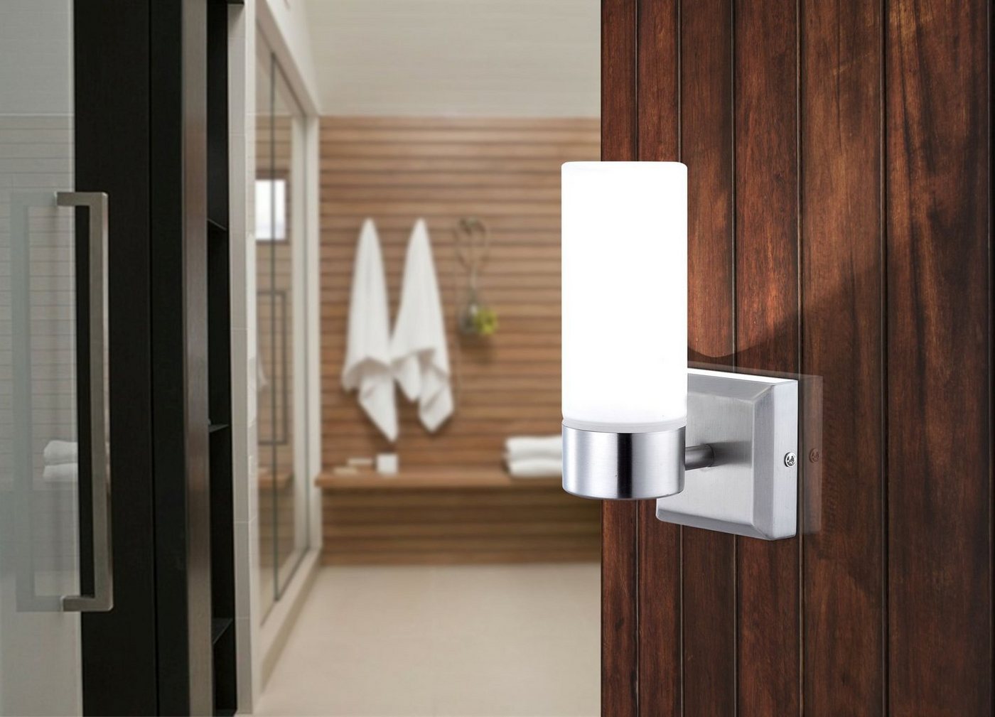 GLOBO LIGHTING Wandleuchte Wandleuchte Innen Wandlampe Badezimmer Lampe Wand Badlampe Spiegel von GLOBO LIGHTING