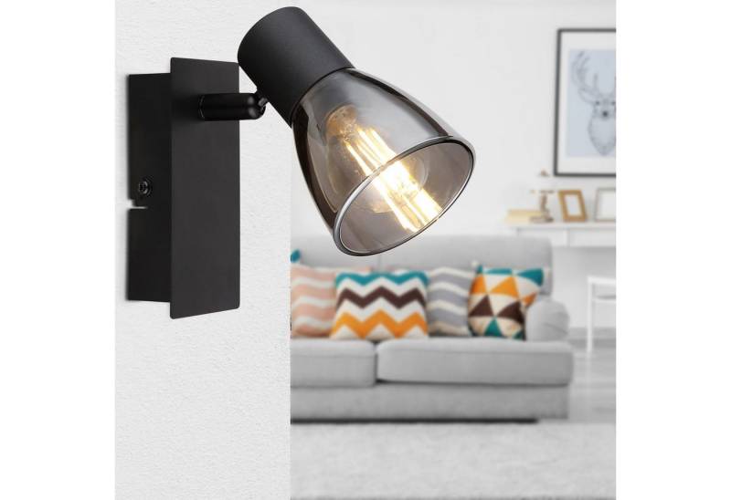 GLOBO LIGHTING Wandleuchte Wandleuchte Innen mit Schalter Wandlampe Wohnzimmer Schlafzimmer von GLOBO LIGHTING