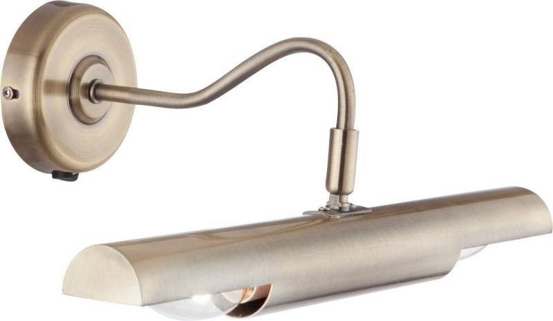 GLOBO LIGHTING Wandleuchte Wandleuchte mit Schalter Wandlampe Altmessing Schalter E14-Fassung von GLOBO LIGHTING