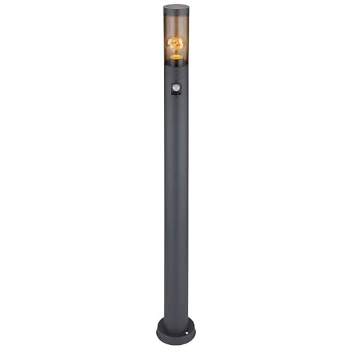 GLOBO Wegeleuchte Bewegungsmelder Pollerleuchte außen Gartenlampen anthrazit IP44, Standleuchte Terrasse Balkon, Edelstahl rauchfarben, 1x LED 6W 806Lm warmweiß, DxH 12,7x110cm GLOBO Wegeleuchte Bewegungsmelder Pollerleuchte außen Gartenlampen anthrazit IP44, Standleuchte Terrasse Balkon, Edelstahl rauchfarben, 1x LED 6W 806Lm warmweiß, DxH 12,7x110cm von GLOBO