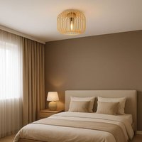 Globo Lighting - Deckenleuchte Wohnzimmerleuchte Deckenlampe Metall Glas Rauchfarbe Metallstäbe Globo Lighting - Deckenleuchte Wohnzimmerleuchte Deckenlampe Metall Glas Rauchfarbe Metallstäbe von GLOBO LIGHTING