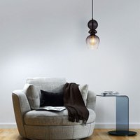 Globo Lighting - Esszimmerleuchte Hängelampe Pendelleuchte Rauchglas schwarz klar E27 Wohnzimmer Globo Lighting - Esszimmerleuchte Hängelampe Pendelleuchte Rauchglas schwarz klar E27 Wohnzimmer von GLOBO LIGHTING