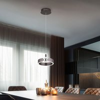 Globo Lighting - Hängelampe Pendellampe Esstischleuchte Glaskristall bronze gebürstet led h 125cm von GLOBO LIGHTING