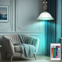 Hängeleuchte Fernbedienung dimmbar Pendellampe Altmessing Küchen Deckenleuchte Glas satiniert, 1x rgb led 8,5W 806Lm warmweiß, DxH 30x120 cm Hängeleuchte Fernbedienung dimmbar Pendellampe Altmessing Küchen Deckenleuchte Glas satiniert, 1x rgb led 8,5W 806Lm warmweiß, DxH 30x120 cm von GLOBO LIGHTING