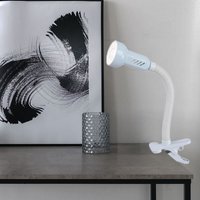 Klemmleuchte Flexo Schreibtischleuchte weiß Klemmlampe Leseleuchte beweglich, Metall Kunststoff, 1x led 4,5W 470Lm warmweiß, h max. 48 cm Klemmleuchte Flexo Schreibtischleuchte weiß Klemmlampe Leseleuchte beweglich, Metall Kunststoff, 1x led 4,5W 470Lm warmweiß, h max. 48 cm von GLOBO LIGHTING