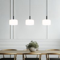 Globo Lighting - Pendellampe Hängeleuchte Esstischlampe 3 flammig Glas opal led h 150 cm von GLOBO LIGHTING