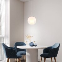 Globo Lighting - Pendelleuchte Hängeleuchte Kugellampe Glas opal klar verchromt Kristalle E27 von GLOBO LIGHTING