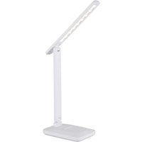 Globo Lighting - Tischleuchte Schlafzimmerlampe weiß Touchdimmer Akku verstellbar led h 40,5 cm von GLOBO LIGHTING