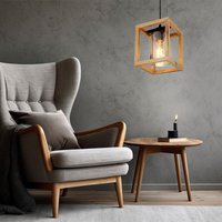 Led Pendellampe Hängeleuchte Wohnzimmerlampe Deckenlampe, Metall Glas mdf rauchfarben dunkelbraun, Höhe anpassbar, 1x E27 Filament led warmweiß, h Led Pendellampe Hängeleuchte Wohnzimmerlampe Deckenlampe, Metall Glas mdf rauchfarben dunkelbraun, Höhe anpassbar, 1x E27 Filament led warmweiß, h von GLOBO LIGHTING