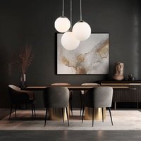 Hängeleuchte Kugeln 3 Flammig Kugelleuchte hängend Glas weiß Pendelleuchte Esstischleuchte, Nickel-matt, 3x E27, DxH 51,5x80 cm Hängeleuchte Kugeln 3 Flammig Kugelleuchte hängend Glas weiß Pendelleuchte Esstischleuchte, Nickel-matt, 3x E27, DxH 51,5x80 cm von GLOBO LIGHTING