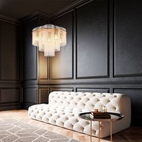 Kronleuchter 5 flammig Hängelampe gold Glasstäbe opal Wohnzimmerlampe Esstischleuchte, Metall, 5x E27, DxH 50 x 120 cm Kronleuchter 5 flammig Hängelampe gold Glasstäbe opal Wohnzimmerlampe Esstischleuchte, Metall, 5x E27, DxH 50 x 120 cm von GLOBO LIGHTING