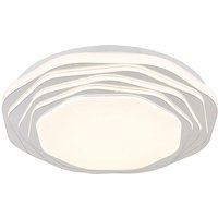 Küchenleuchte Deckenlampe Wohnzimmerleuchte opal chrom dimmbar 3-Stufen LED CCT Küchenleuchte Deckenlampe Wohnzimmerleuchte opal chrom dimmbar 3-Stufen LED CCT von GLOBO LIGHTING