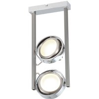LED Decken Leuchte Wohn Zimmer Spot Beleuchtung Strahler Chrom Lampe verstellbar von GLOBO LIGHTING