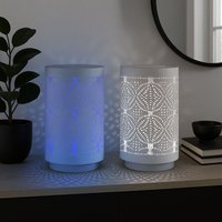 LED Tischlampe Touch Farbwechsel Tischleuchte Wohnzimmerlampe Nachttischlampe Akku, USB Kabel, RGBW Farben, DxH 8x14 cm, 2er set LED Tischlampe Touch Farbwechsel Tischleuchte Wohnzimmerlampe Nachttischlampe Akku, USB Kabel, RGBW Farben, DxH 8x14 cm, 2er set von GLOBO LIGHTING