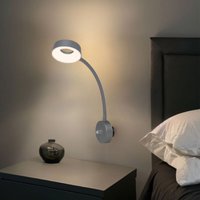 Globo Lighting - led Wand Leuchte Lampe Spot Beweglich Metall Silber Dimmer Direct Plug In Büro Globo Lighting - led Wand Leuchte Lampe Spot Beweglich Metall Silber Dimmer Direct Plug In Büro von GLOBO LIGHTING