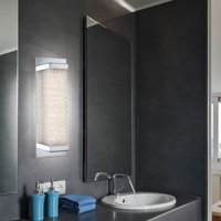 Led Wand Leuchte Wohn Arbeits Zimmer Beleuchtugn Glas Strahler Lampe Chrom Led Wand Leuchte Wohn Arbeits Zimmer Beleuchtugn Glas Strahler Lampe Chrom von GLOBO LIGHTING