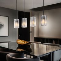 Pendelleuchte Hängelampe Deckenleuchte Esszimmerlampe Metall Nickel L 80 cm Pendelleuchte Hängelampe Deckenleuchte Esszimmerlampe Metall Nickel L 80 cm von GLOBO LIGHTING