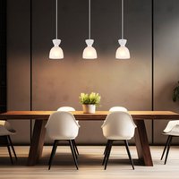 Globo Lighting - Pendelleuchte Hängelampe Esszimmerleuchte Deckenlampe Metall Glas Höhe kürzbar Globo Lighting - Pendelleuchte Hängelampe Esszimmerleuchte Deckenlampe Metall Glas Höhe kürzbar von GLOBO LIGHTING