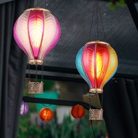 Solarlampe Hängeleuchte Außenlampe Heißluftballon Feuereffekt Gartendeko Balkonlampe, pink bunt, 20x 0,5W 1600K warmweiß, DxH 14 x 46,5 cm, 2er Set Solarlampe Hängeleuchte Außenlampe Heißluftballon Feuereffekt Gartendeko Balkonlampe, pink bunt, 20x 0,5W 1600K warmweiß, DxH 14 x 46,5 cm, 2er Set von GLOBO LIGHTING