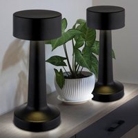 Globo Lighting - Tischlampe Tischleuchte Wohnzimmerleuchte Metall Akku dimmbar cct Schaltung, 1,2W 65Lm 2700K 4000K 6500K, h 21 cm, 2er Set Globo Lighting - Tischlampe Tischleuchte Wohnzimmerleuchte Metall Akku dimmbar cct Schaltung, 1,2W 65Lm 2700K 4000K 6500K, h 21 cm, 2er Set von GLOBO LIGHTING