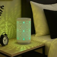 Globo Lighting - Tischleuchte Beistellleuchte Nachttischlampe Akku rgb Farbwechsel led Touch weiß von GLOBO LIGHTING